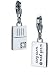 Wish You Were Here Sterling Silver Diamond Charm By Hot Diamonds