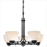 Minka Lavery Iconic 1865-66 5 Light 500 watt Chandelier Lighting in Black