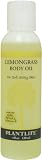 Lemongrass Body & Bath Oil with Vitamin E, Apricot & Jojoba - 4oz. (Made with organic ingredients)