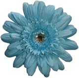 Posies Accessories Large Turquoise Gerber Daisy Hair Clip