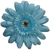 Posies Accessories Large Turquoise Gerber Daisy Hair Clip
