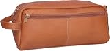 David King Leather 414 Large Multi Pocket Shave Kit
