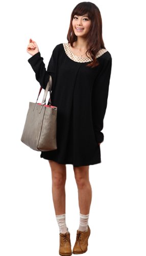 Sweet Mommy Dot Back Ribbon Nursing and Maternity Knit Tunic