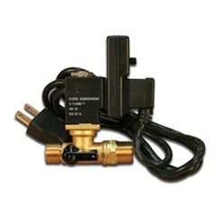 Moisture MinderÂ® timed drain valve w/ball valve & strainer 110-VAC