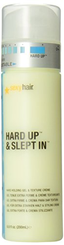 Sexy Hair Short Sexy Hair Hard Up and Slept In-Hard Holding Gel and Texture Crème, 6.8 Ounce