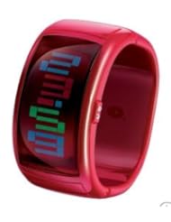 o.d.m. Womens DD109-4 Pixel Daze Series Red Watch