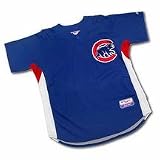 Chicago Cubs Authentic Majestic Athletic MLB Cool Base Batting Practice Jersey (Royal)