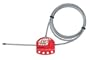 Master Lock 8611 1/4-Inch Safety Series Adjustable Cable for Lockout/Tagout