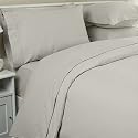 Hotel Flannel Cotton Sheet Set , Full, Taupe