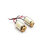 Dowonsol 2個 DC 3V 1500RPM 10mmx13mm 模型飛行機用マイクロコアレス振動モーター