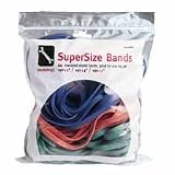 Rubber Band, SuperSize BandsOe, 8 of Each Size, Assorted Colors, 24 per Bag ALL08997