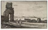 2.75 inch x 2 inch (7.5 x 5cm) Acrylic Keyring Wenceslaus Hollar - Bonn (State 1)