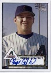 2006 Topps 52 Signatures (1952 Edition) #EG Enrique Gonzalez - Arizona Diamondbacks (Autographed Card) (Baseball Cards)