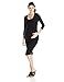 Ingrid & Isabel Women's Maternity 3/4 Sleeve Shirred Dress