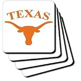 Texas Longhorn - Set Of 8 Ceramic Tile Coasters