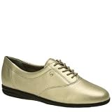Easy Spirit Women's Motion Sport Lace Up,Pewter Leather,5 M