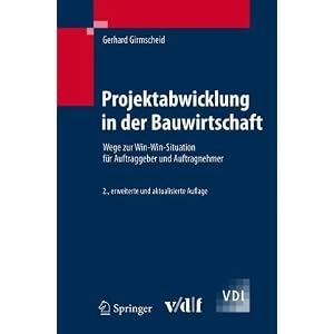 31n3Zc7WL4L. SL500 AA300  Projektabwicklung in der Bauwirtschaft: Wege zur Win Win Situation für Auftraggeber und Auftragnehmer 