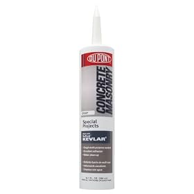 DuPont Caulk 7907 Concrete and Masonry Caulk, Gray 10.1-Ounce 4-Pack by DuPont Caulk