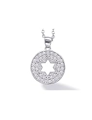 I. Reiss 14K Gold Star of David Medallion Pendant.