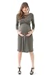 The Key Hole Criss Cross Front Matte Jersey Dress