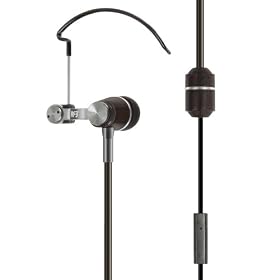 RF3 ENVi Natural Wood Mono with Earhook Cell Phone Headset by