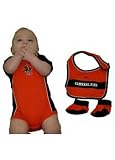 Baltimore Orioles MLB Team Color Creeper with bib and bootie