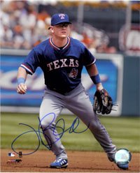 Signed Blalock, Hank (Texas Rangers) 8x10 Photo