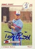 Doug Piatt, Indianapolis Indianas - Expos Affiliate, 1991 Line Drive Pre-Rookie Autographed Card