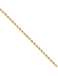 WomenS Anklet in Yellow Gold - 14kt - Polished Finish - Classy