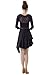 Colorfulworldstore Women Salsa Tango Ballroom Latin Dance Dress Three-Quarter Dress