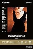 Canon Photo Paper Pro II - Heavy-weight high-gloss photo paper - A3 (297 x 420 mm) - 245 g/m2 - 20 sheet(s)