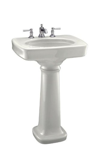 Kohler K-2338-8-0 Bancroft Pedestal Centers White