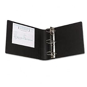 Top Performance DXL Locking DRing Binder With Label Holder 4 Capacity Black