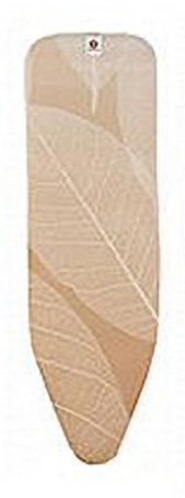 Brabantia European Deluxe Replacement Ironing Board Cover with Foam Insert - Size C - Leaves in Tan 49 x 18