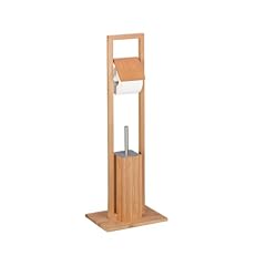 Zeller 13572 WC-Garnitur, Bamboo/Edelstahl / 30 x 21 x 81.5