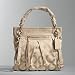 AUTHENTIC COACH PARKER OP ART CONVERTIBLE HIPPIE BAG (Sand/Rosegold)