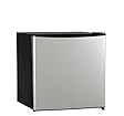 midea WHS-65LSS1 Single Reversible Door Refrigerator and Freezer, 1.6 Cubic Feet, Stainless Steel