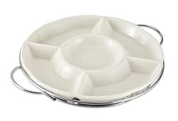 Godinger Chip and Dip with Rack