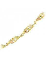 Black Hills Gold Leaf Bracelet