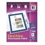 AveryFlexi-View Two-Pocket Polypropylene Folders, Navy/Translucent, Two per Pack ( 47846 )