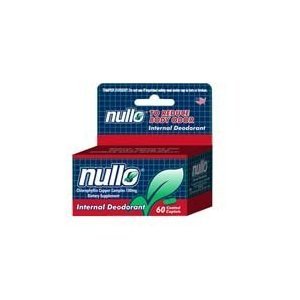 Nullo Internal Deodorant Coated Caplets, 60 Ea (3-pack) On Sale