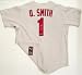 Ozzie Smith St. Louis Cardinals Autographed Grey Cooperstown Collection Throwback Jersey