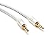 BlueRigger 3.5mm Stereo Audio Cable (10FT, 24K Gold Plated Jack, Auxiliary Cable, Male to Male, Hi-Fi Sound) – Aux Cord for Headphones, Home Car Stereo, Speaker, Amplifier, Phones, Tablets, Laptops