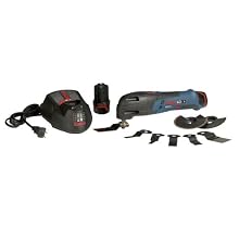 Bosch PS50-2B 12-Volt Max Lithium-Ion Multi-X Oscillating Tool Carpenter Kit with 2 Batteries, Charger and Case