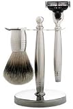 The Gentlemens Refinery Signature Nickel Shave Set