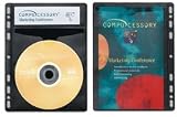 CCS25502 - DVD Storage Sleeves, Half Sheet, Header Label, 20/PK, Black
