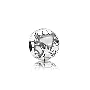 Pandora 791182 Globe Clip Sterling Silver Charm