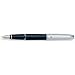 Aurora Style Black Resin With Chr.Cap-Fountain Pen-B