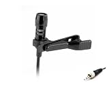 Pro Lavalier Lapel Microphone MIC-J 016 for Sennheiser Wireless Transmitter - Noise Cancelling Condenser Mic