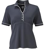 Tail Womens Short Sleeve Open Placket Mock